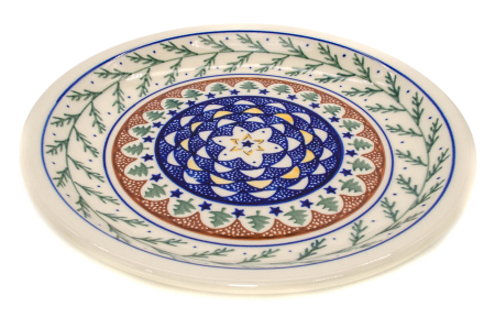 Farfurie intinsa, rotunda,  Festive Season, ceramica smaltuita, pictata manual, 24,0 cm [0]