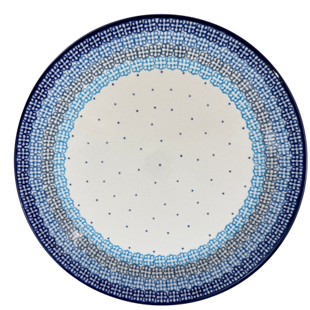 Colectia Morning Glory - Farfurie suport Morning Glory, ceramica smaltuita, pictata manual, diametru 30,5 cm