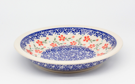 Farfurie rotunda adanca Floral Heaven, ceramica smaltuita, pictata manual, 22,2 cm [1]