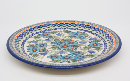 Farfurie rotunda intinsa Evangeline, ceramica smaltuita, pictata manual 27,2 cm [2]