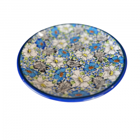 Farfurie rotunda intinsa, Floral Beauty, ceramica smaltuita, pictata manual, 19,5 cm [2]
