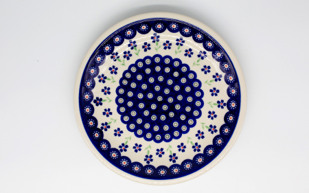 Farfurie rotunda intinsa Hope, ceramica smaltuita, pictata manual, 24,0 cm [0]