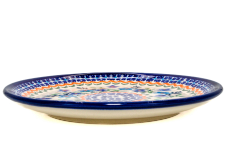 Farfurie rotunda mica Basket of Blue, ceramica smaltuita, pictata manual, 16,0 cm [4]