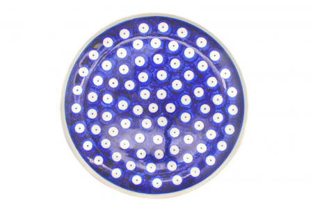 Farfurie rotunda mica Blue Eyes, ceramica smaltuita, pictata manual, 16,0 cm [1]