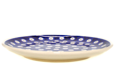Farfurie rotunda mica Blue Eyes, ceramica smaltuita, pictata manual, 16,0 cm [5]