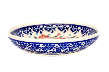 Farfurie rotunda mica Floral Heaven, ceramica smaltuita, pictata manual, 13,8 cm [4]