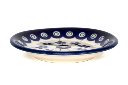 Farfurie rotunda mica Floral Peacock, ceramica smaltuita, pictata manual, 11,6 cm [3]