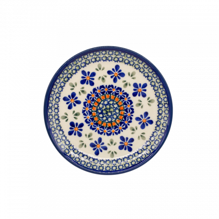 Farfurie rotunda mica Joy, ceramica smaltuita, pictata manual, 16,0 cm