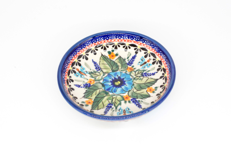 Farfurie rotunda mica pentru desert  Regal Bouquet, ceramica smaltuita, pictata manual, 11,8 cm [1]