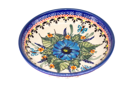 Farfurie rotunda mica Regal Bouquet, ceramica smaltuita, pictata manual, 13,8 cm [2]