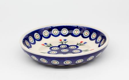 Farfurie rotunda mica Tulips Pair, ceramica smaltuita, pictata manual, 15,8 cm [1]