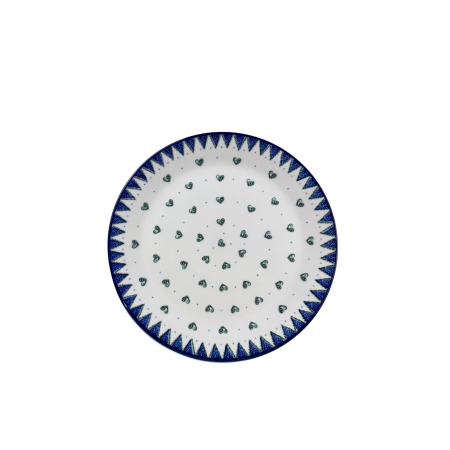 Colectia Wild Hearts - Farfurie Wild Hearts, ceramica smaltuita, pictata manual, diametru 15,7 cm