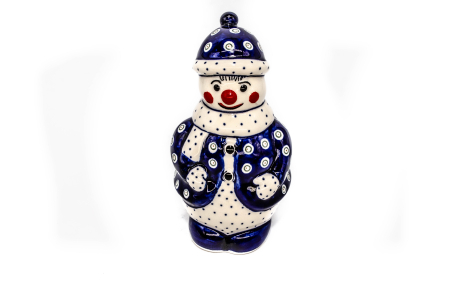 Figurina de Craciun din ceramica Floral Peacock, ceramica smaltuita, pictata manual,16,0 cm [1]