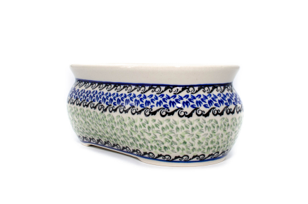 Ghiveci dublu Sweet Dreams, ceramica smaltuita, pictat manual, 21,0 x 12,0 x 8,8 cm [2]