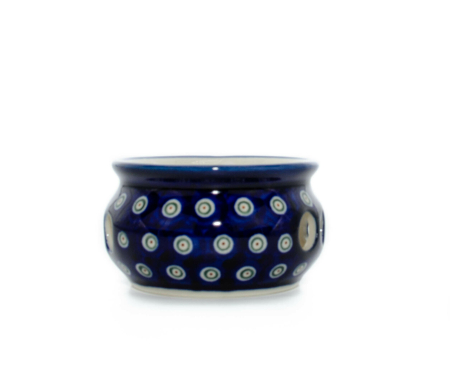 Incalzitor pentru ceai Floral Peacock, din ceramica smaltuita, pictat manual [2]