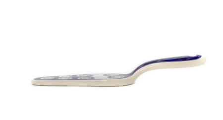 Paleta pentru servire tort Peacock Eyes, ceramica smaltuita, pictata manual,18,3 x 5,4 cm [1]