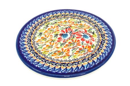 Platou branzeturi Flower Jungle, rotund, ceramica smaltuita, pictat manual, 16,1 cm [2]