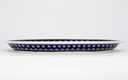 Platou oval pentru servire Hope, ceramica smaltuita, pictat manual, 22,0 x 35,4 cm [3]