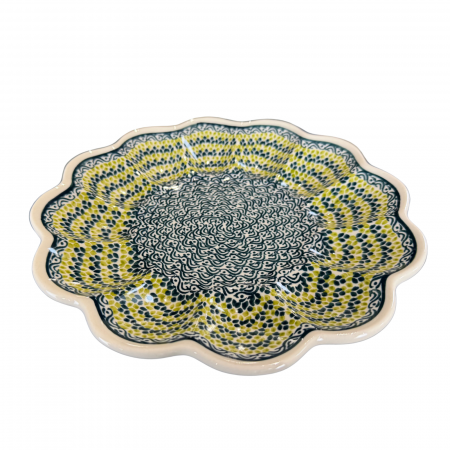 Colectiile Country - Platou pentru oua Leaf Bed, ceramica smaltuita, pictat manual, 24,0 cm