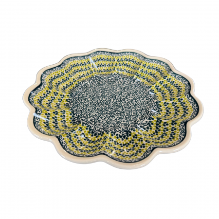 Platou pentru oua Leaf Bed, ceramica smaltuita, pictat manual, 24,0 cm [1]
