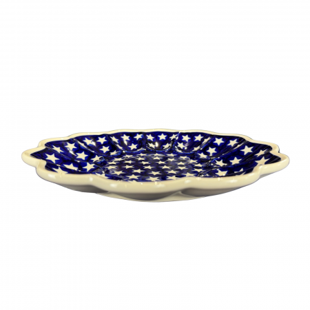 Platou pentru oua Stars, ceramica smaltuita, pictata manual, 24,0 cm [4]