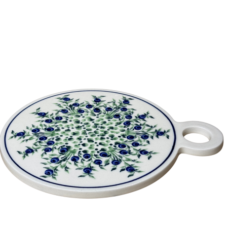 Platou rotund pentru branzeturi Berries, ceramica smaltuita, pictat manual, 19,0 cm [6]