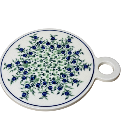 Platou rotund pentru branzeturi Berries, ceramica smaltuita, pictat manual, 19,0 cm [5]