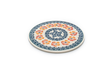 Platou rotund pentru branzeturi Poppy Rain, ceramica smaltuita, pictat manual, 16,1 cm [1]