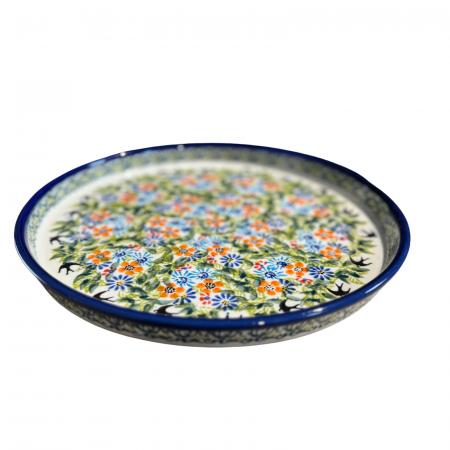 Platou rotund pentru servire Inspiration, ceramica smaltuita, pictat manual, 25,0 cm [1]
