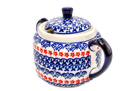 Recipient pentru zahar Autumn Garden, ceramica smaltuita, pictat manual, 350 ml [1]