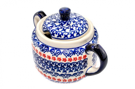 Recipient pentru zahar Autumn Garden, ceramica smaltuita, pictat manual, 350 ml [2]