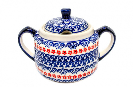 Recipient pentru zahar Autumn Garden, ceramica smaltuita, pictat manual, 350 ml [0]