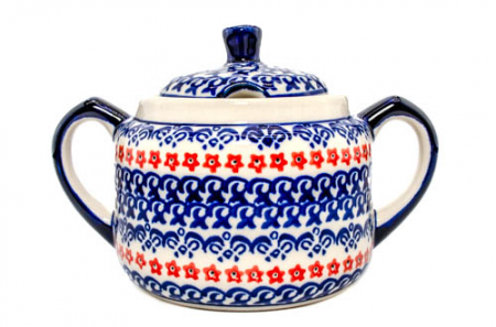 Recipient pentru zahar Autumn Garden, ceramica smaltuita, pictat manual, 350 ml [4]