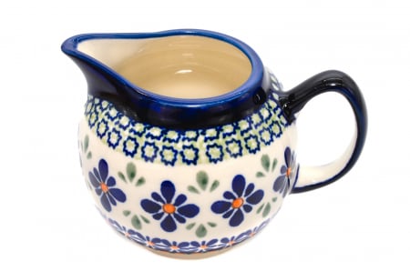 Recipient servire lapte Joy, ceramica smaltuita, pictat manual, 250 ml [4]