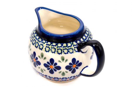 Recipient servire lapte Joy, ceramica smaltuita, pictat manual, 250 ml [5]