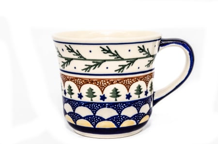 Set ceai pentru Craciun 2 persoane , Festive Seasons, ceainic+ 2 cani 500 ml, ceramica poloneza pictata manual [2]