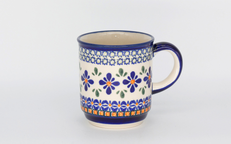 Set mic dejun pentru 1 persoana Joy, suport ou+bol cereale+cana cafea/ceai, ceramica poloneza pictata manual [3]