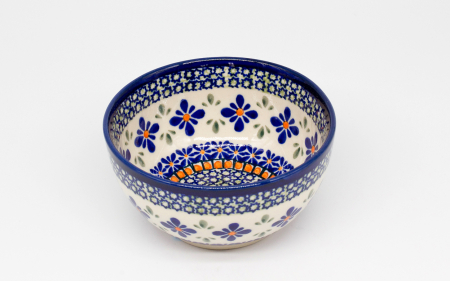 Set mic dejun pentru 1 persoana Joy, suport ou+bol cereale+cana cafea/ceai, ceramica poloneza pictata manual [2]