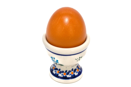 Suport pentru ou Field of Wildflowers, ceramica smaltuita, pictat manual, 5,5 x 6,0 cm [6]