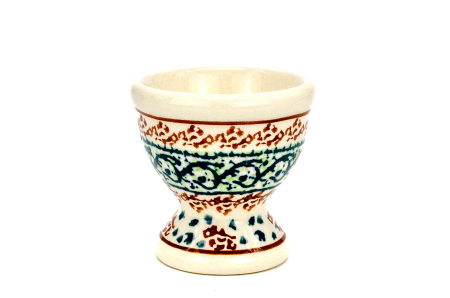 Suport pentru ou Garden in the wind, ceramica smaltuita, pictat manual, 5,5 x 6,0 cm [3]