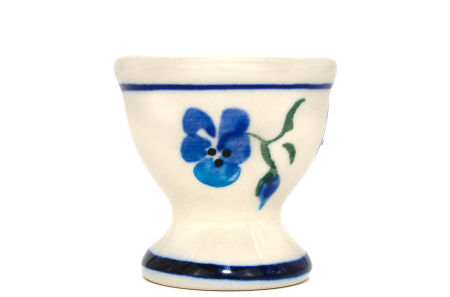 Suport pentru ou Spring, ceramica smaltuita, pictat manual, 5,5 x 6,0 cm [0]