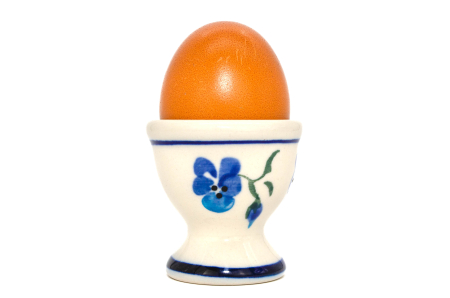 Suport pentru ou Spring, ceramica smaltuita, pictat manual, 5,5 x 6,0 cm [6]