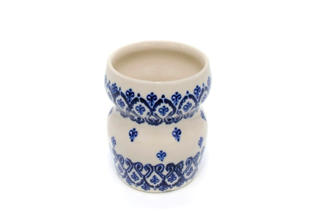 Suport periute de dinti pentru baie Blue Harmony, ceramica smaltuita, pictat manual, 300 ml [1]