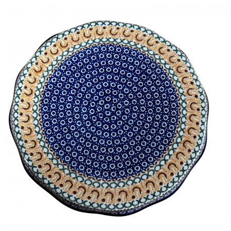 Suport tort cu picior, Morning Sunrise, ceramica pictata manual 14,0 X 29, 0 cm [6]