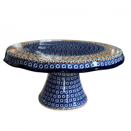Suport tort cu picior, Morning Sunrise, ceramica pictata manual 14,0 X 29, 0 cm [8]