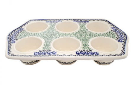 Tava briose ceramica smaltuita Sweet Dreams, pictata manual, 22,2 x 37,8 cm [4]