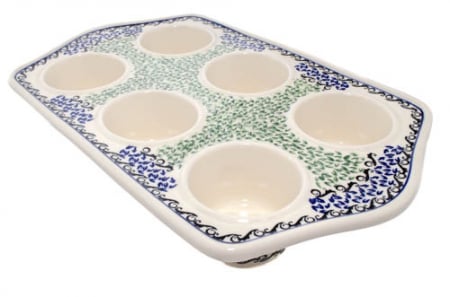 Tavi de copt - Tava briose ceramica smaltuita Sweet Dreams, pictata manual, 22,2 x 37,8 cm