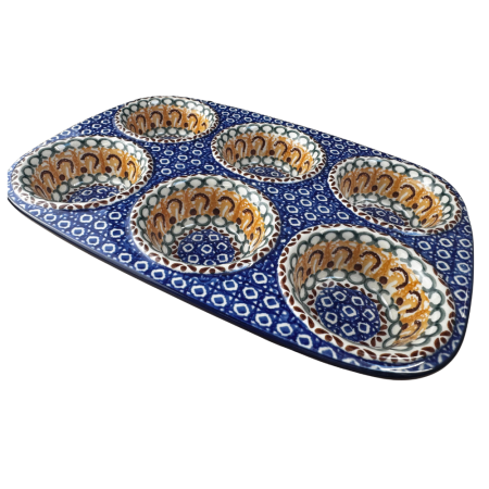 Tava briose Morning Sunrise, ceramica smaltuita, pictata manual, 29,0 x 20.0 cm [1]