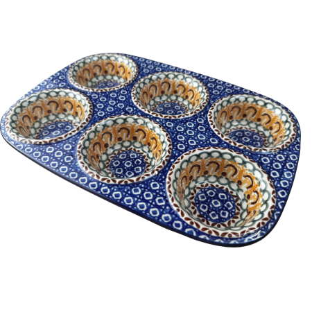Tava briose Morning Sunrise, ceramica smaltuita, pictata manual, 29,0 x 20.0 cm [3]