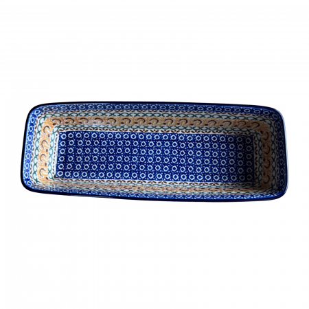 Tava chec Morning Sunrise, ceramica smaltuita, pictata manual, 31,0 X 12,0 cm [2]